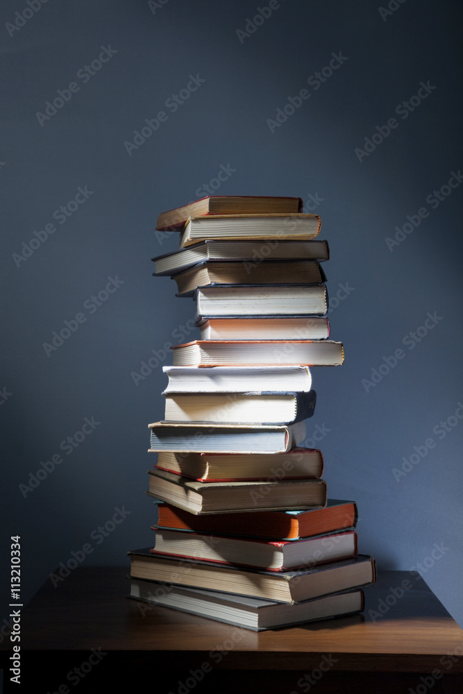 stack of books