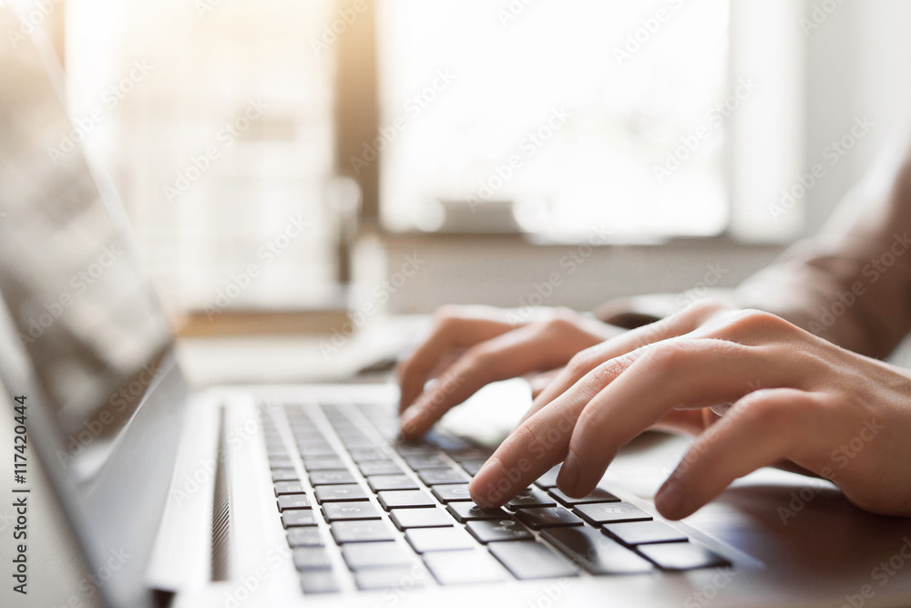 typing typing on keyboard